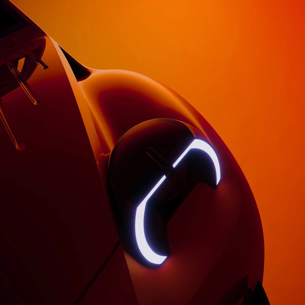 Фара концепта Citroën 2 CV Concept крупным планом