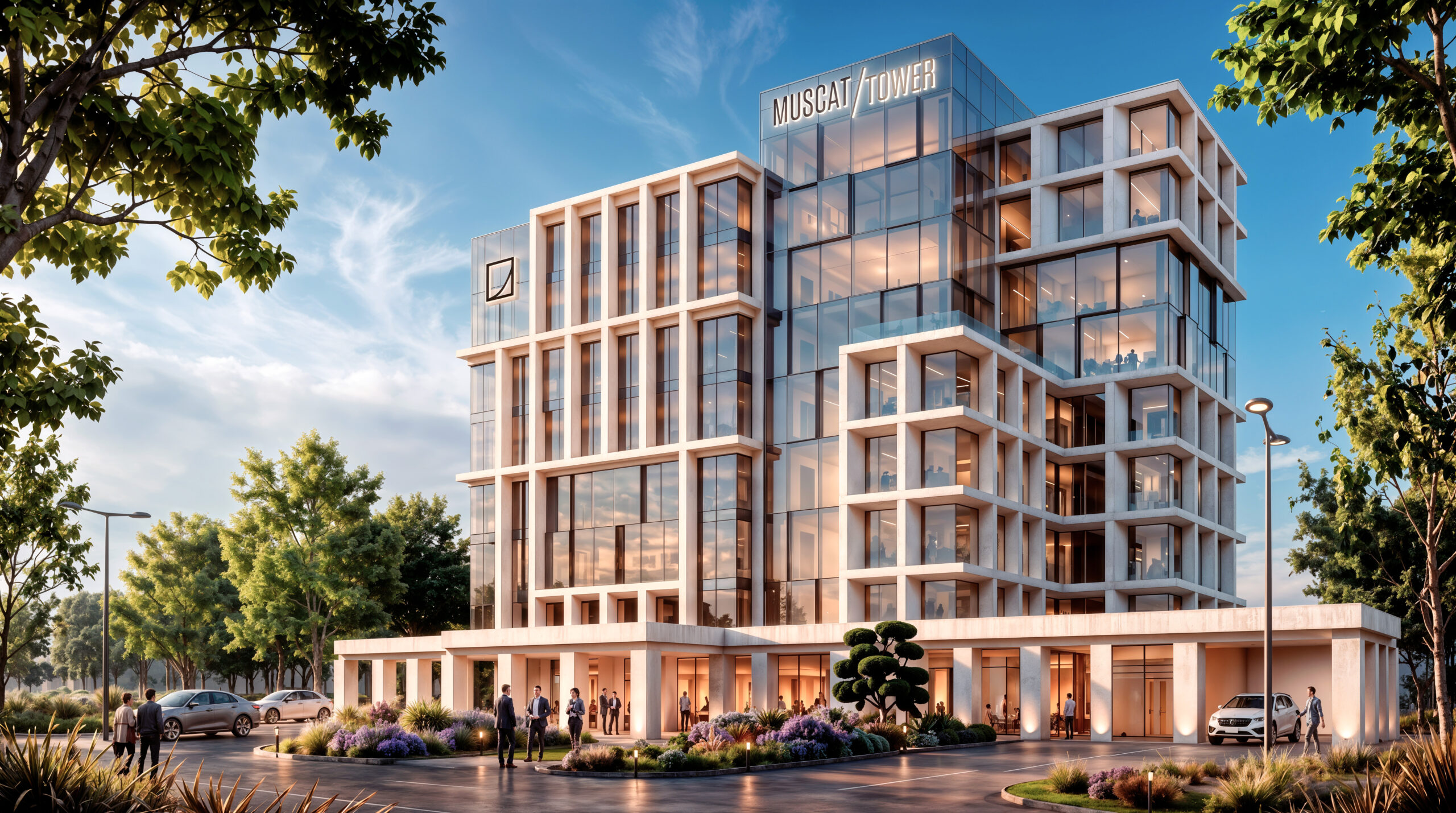 Solidcore Resources компаниясының Астанадағы Muscat Tower бас кеңсесінің жобасы