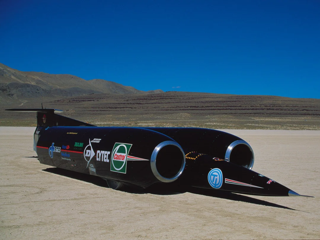Реактивный болид Thrust SSC — рекордсмен скорости на суше