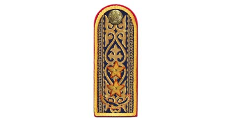 Погоны генерал-лейтенанта полиции Казахстана