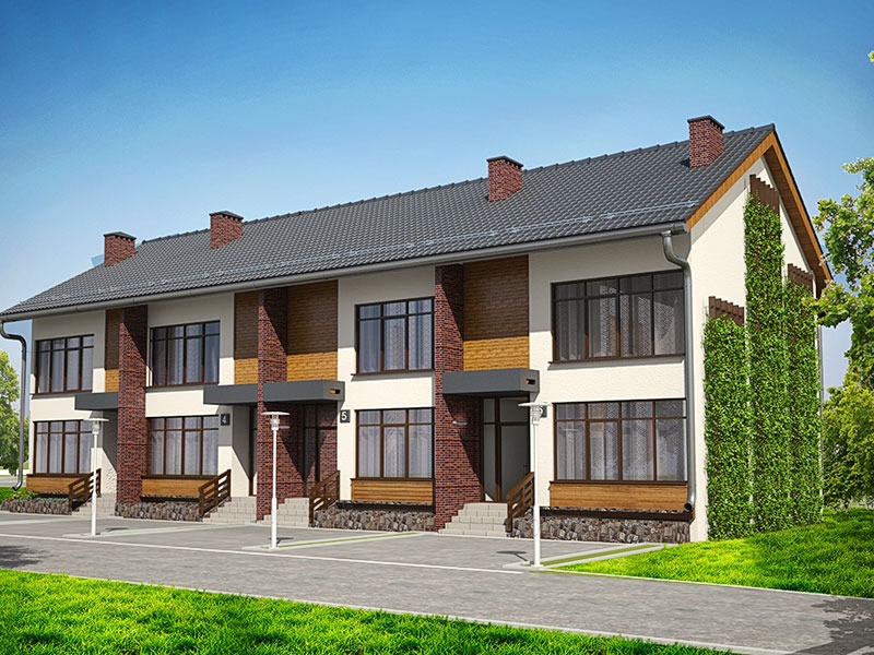 Дома и таунхаусы в жилом комплексе Alma Village в Карабулаке