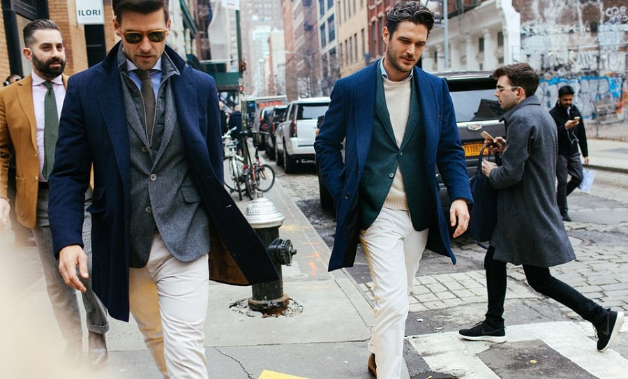 Мужской образ с блейзером в стиле smart casual