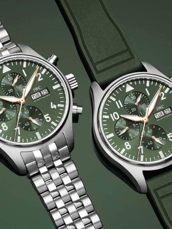 IWC зәйтүн түсті ұшқыш хронографын шығарды