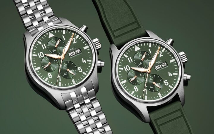 IWC зәйтүн түсті ұшқыш хронографын шығарды