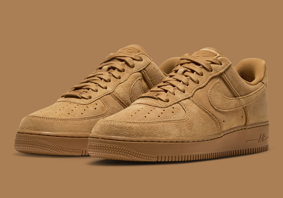 Nike Air Force 1 Low «Wheat»: түкті күдері мен былғары жиек