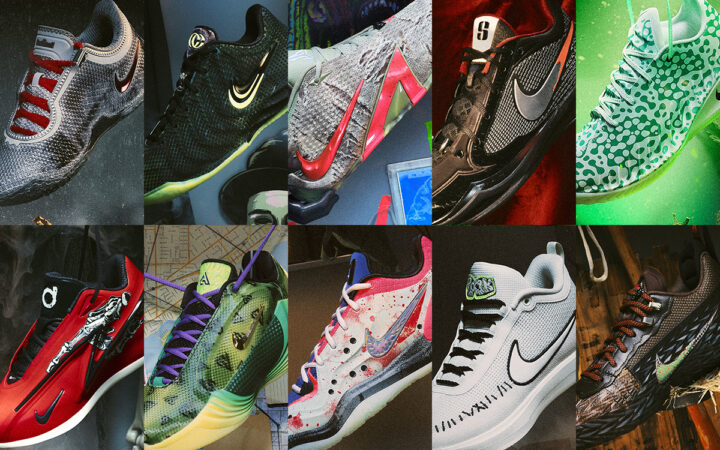 Nike одела 10 баскетбольных моделей в костюмы к Хэллоуину
