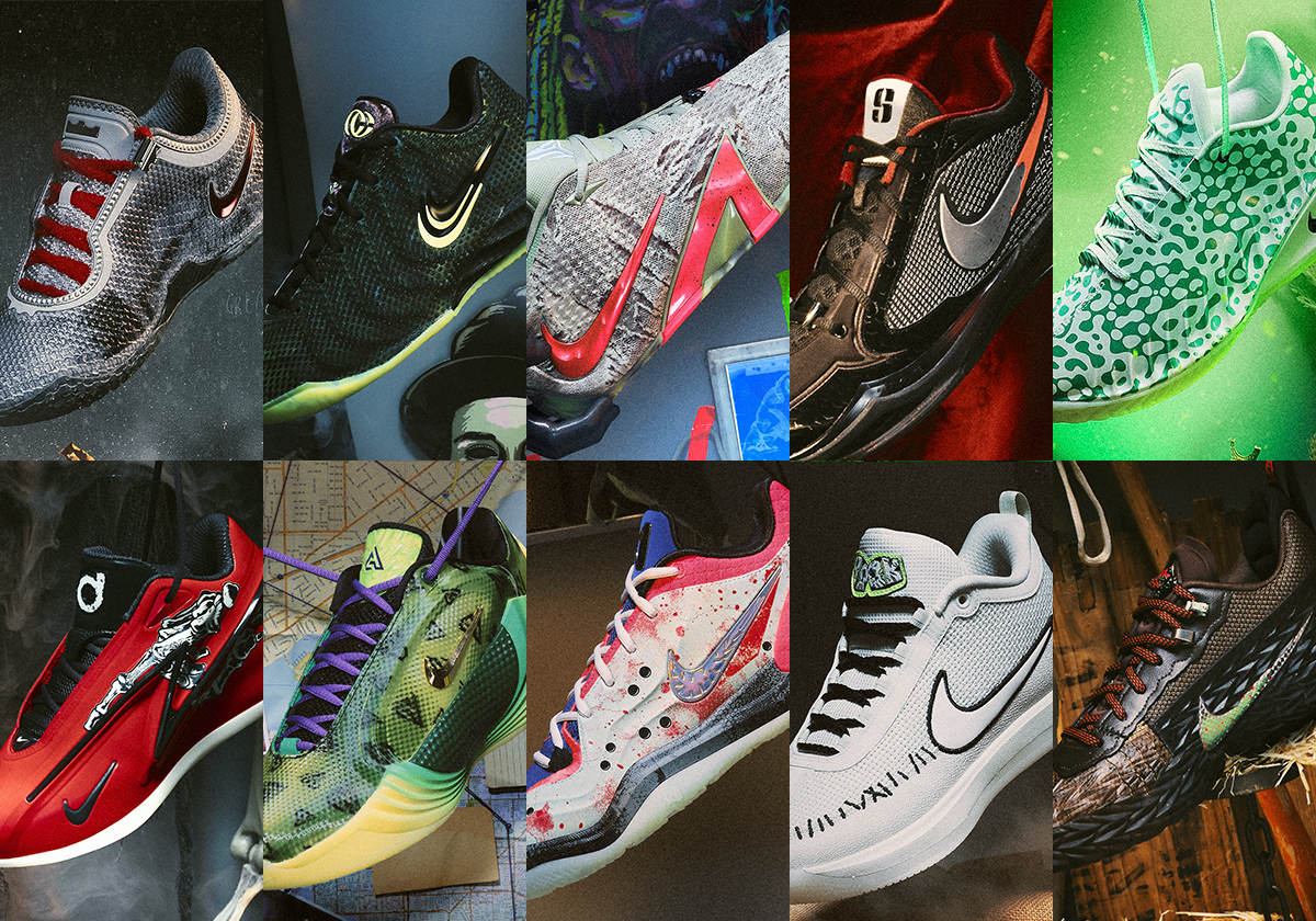 Nike одела 10 баскетбольных моделей в костюмы к Хэллоуину