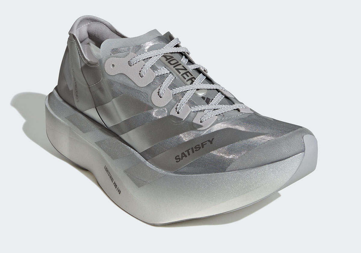 Satisfy x adidas Adios Pro Evo 2, вид сбоку