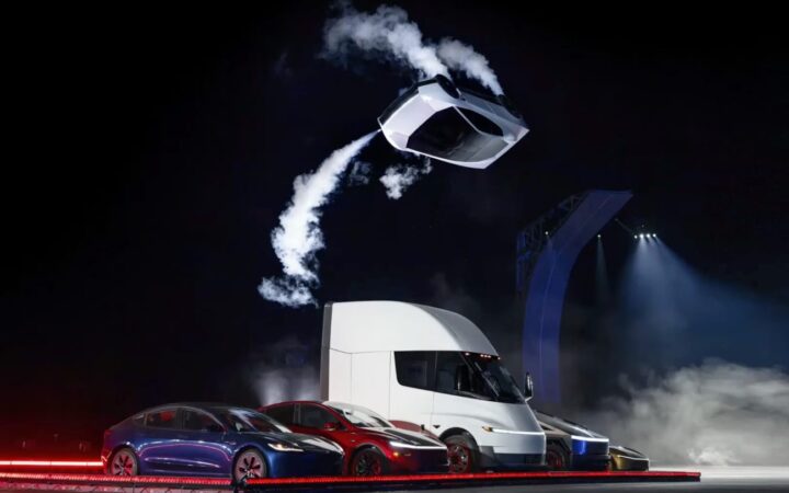 Tesla показала новый Roadster с газовыми двигателями тяги