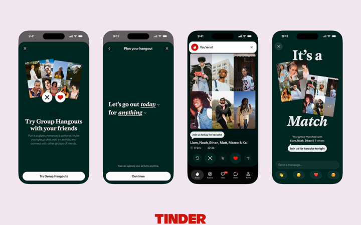 Tinder достар тобымен танысу мүмкіндігін іске қосты